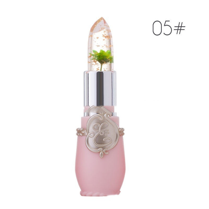 Women's Color Changing Dried Flower Jelly Lip Balm